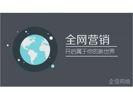 全網(wǎng)推廣怎么做